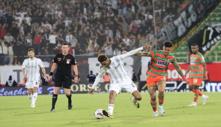 Beşiktaş Alanyaspor ile puanları paylaştı: 1-1