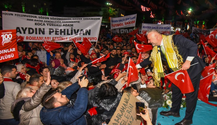 Pehlivan'dan gövde gösterisi