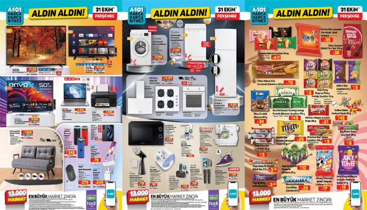 A101’e balık tavası, fincan takımı, yağlık geliyor! 31 Ekim 2024 A101 aktüel kataloğu