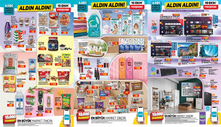 A101’e kase, tava, merdiven geliyor! 10 Ekim 2024 A101 aktüel kataloğu