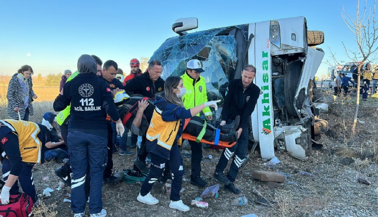 Aksaray'da yolcu otobüsü şarampole devrildi: 6 ölü, 29 yaralı