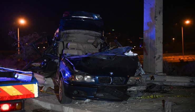 Ankara'da korkunç kaza: 4 ölü 1 yaralı
