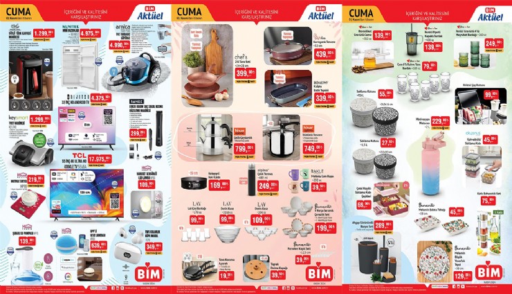 BİM’e çaydanlık, kek kalıbı, dolma kapağı geliyor! 1 Kasım 2024 BİM aktüel kataloğu
