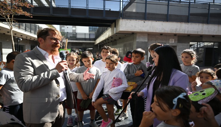 Bornova’da miniklerden büyük mesaj