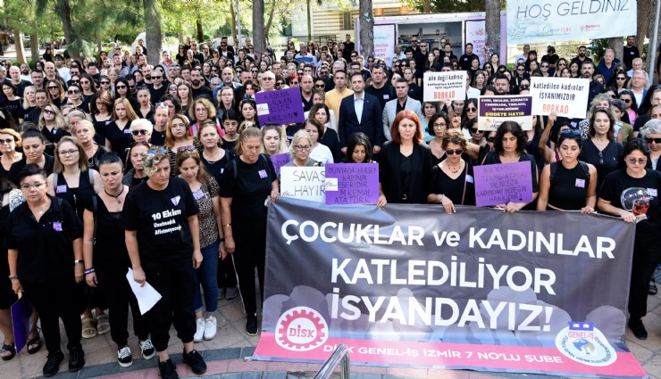 Bornovalı kadınlardan Gar Katliamı’nın yıldönümünde anma