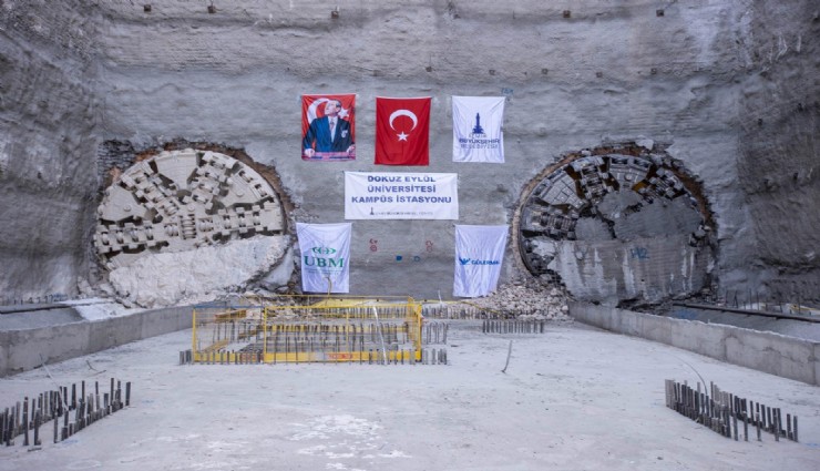 Buca Metrosu'nda ışık göründü
