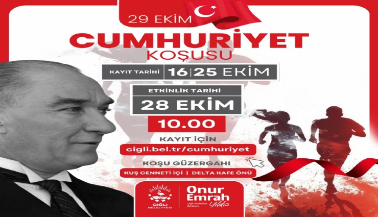Çiğli’de Cumhuriyet coşkusu