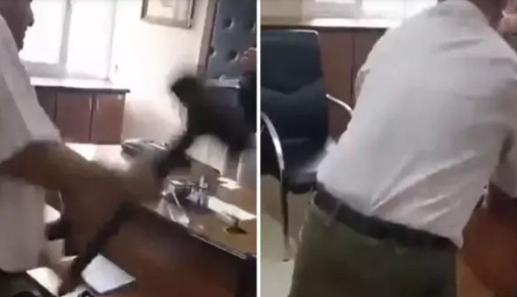 ESHOT açıkladı: Balyozla müdürün masasını kıran sendikacı personelin iş akdine son verildi