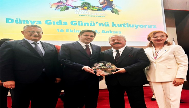 FAO'dan İzmir Ticaret Borsası'na dünya gıda günü ödülü