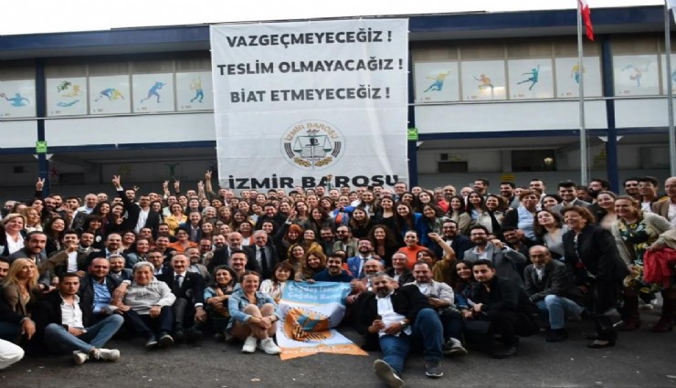 İzmir Barosu avukatları Sefa Yılmaz’la devam dedi