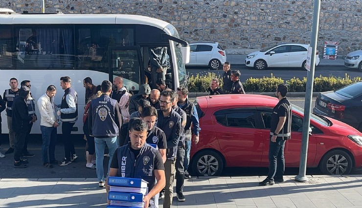 İzmir dahil 19 ilde suç örgütüne yönelik operasyon: 54 şahıs tutuklandı