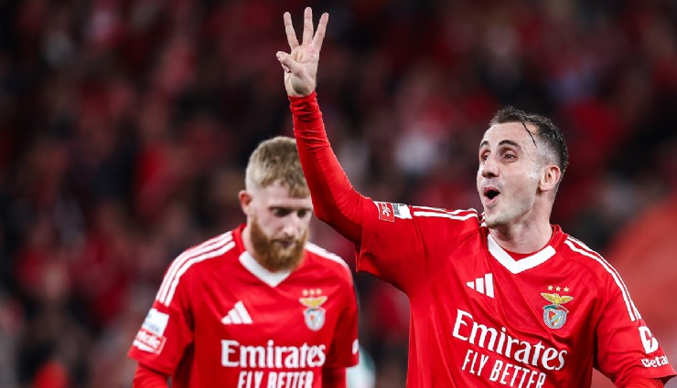 Kerem Aktürkoğlu’ndan ilk 45 dakikada hat-trick