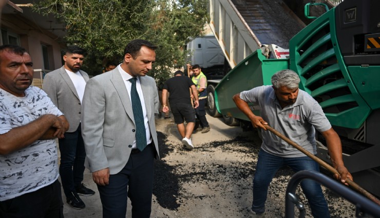 Kızılay Mahallesi’nde asfalt zamanı