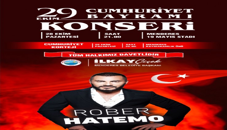 Menderes’te 29 Ekim Coşkusu Yaşanacak