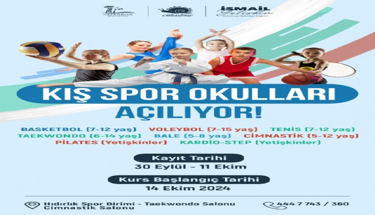 Seferihisar’da kış spor okulları heyecanı başlıyor