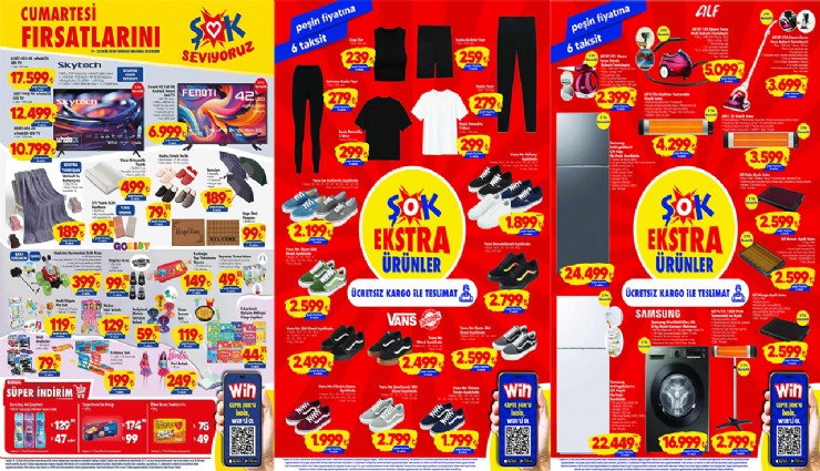 ŞOK’a paspas, şemsiye, terlik geliyor! 19 Ekim 2024 ŞOK aktüel kataloğu