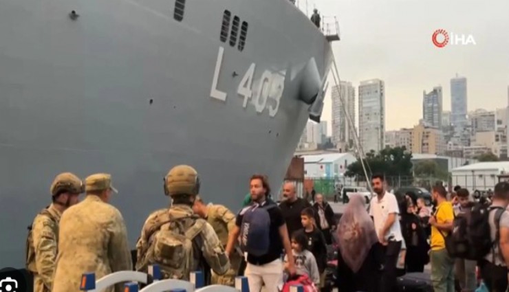 Türkiye, 966 kişiyi Lübnan'dan tahliye ediyor