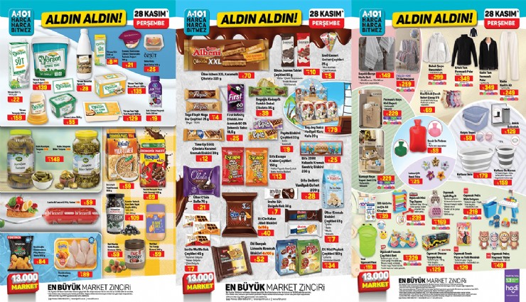 A101’e masa takımı, ütü, dikiş makinesi geliyor! 28 Kasım 2024 A101 aktüel kataloğu