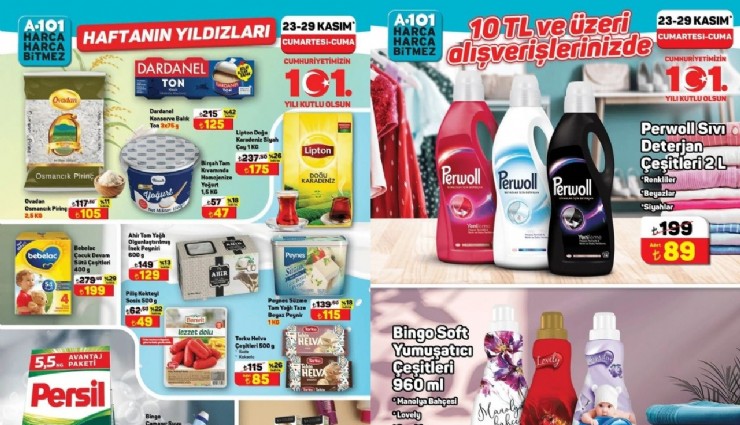 A101’e saç boyası ve toz deterjan geldi! 27-28-29 Kasım 2024 A101 aktüel kataloğu