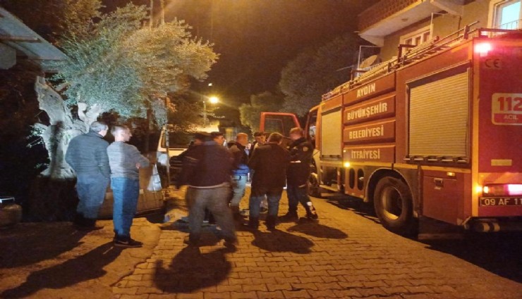 Aydın'da depo yangını: Mahallelinin dikkati sayesinde büyümeden söndürüldü