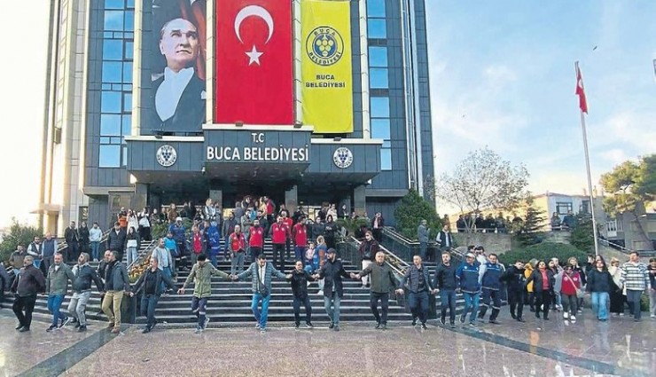 Buca Belediye işçileri grevde: Belediye'nin bütün birimlerinde işler durdu