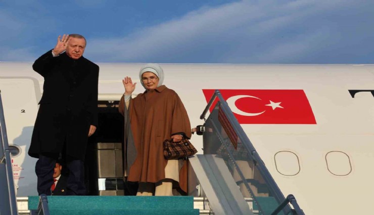 Cumhurbaşkanı Erdoğan, G20 Liderler Zirvesi için Brezilya'ya gitti