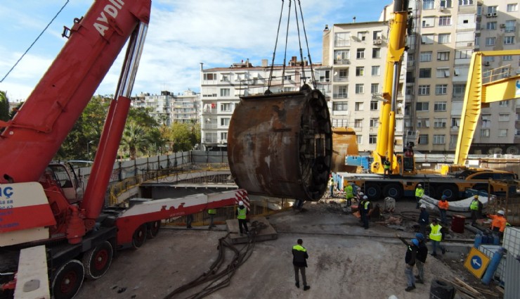 Dev makine yeni rotası için taşınacak