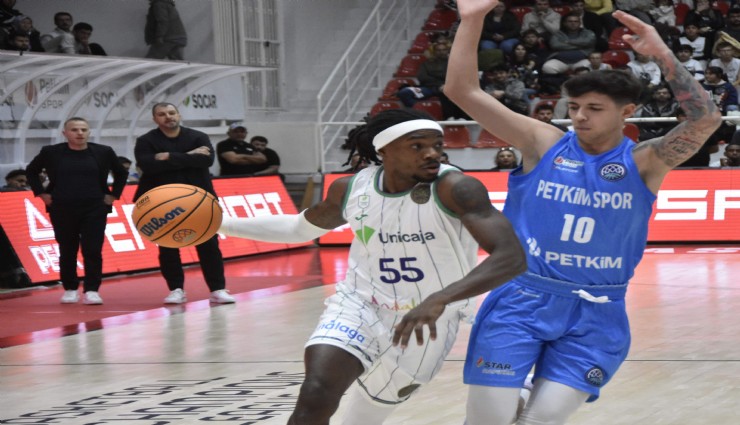 FIBA Şampiyonlar Ligi: Aliağa Petkimspor: 56 - Unicaja: 108
