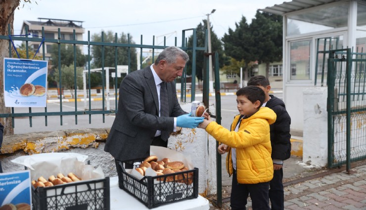 Güzelbahçe Belediyesi’nden çocuklara okul sürprizi