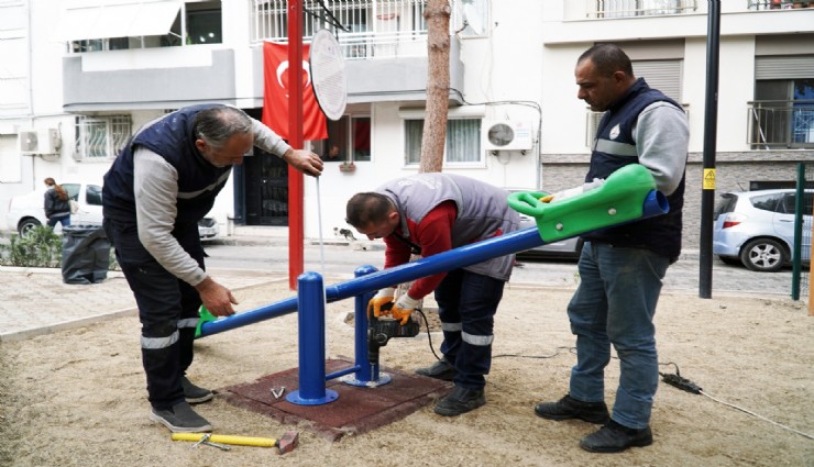 Karşıyaka’nın parklarına modern dokunuş