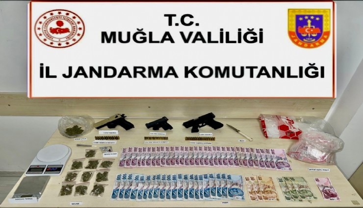 Kiralık villada uyuşturucu baskını: 6 gözaltı