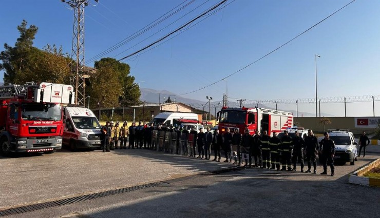 Ödemiş M Tipi Kapalı Cezaevi'nde ''İsyan ve Yangın Tatbikatı'' düzenlendi