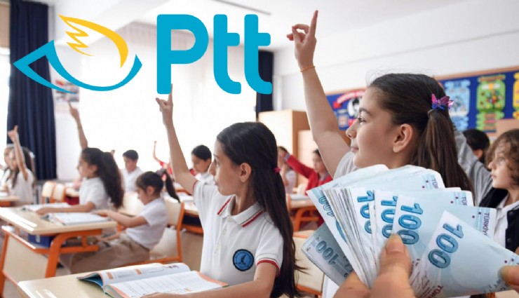PTT’den ilkokul öğrencilerine 7 bin 200 TL yardım!