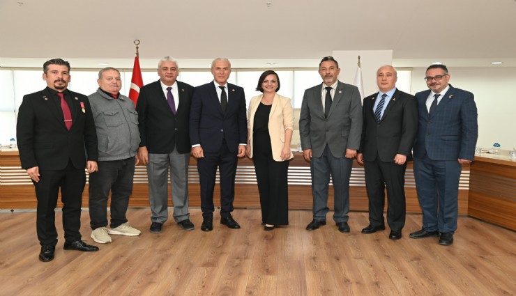 TEMAD tam kadro Başkan Helil Kınay’ı ziyaret etti
