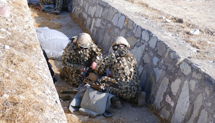 Uluslararası Boran-6 Keskin Nişancı Yarışması nefes kesti