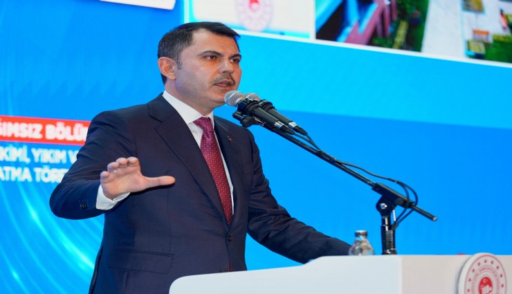 Bakan Kurum'dan kira desteği açıklaması: 2025'te evi dönüşüme girenlere 8 bin TL destek