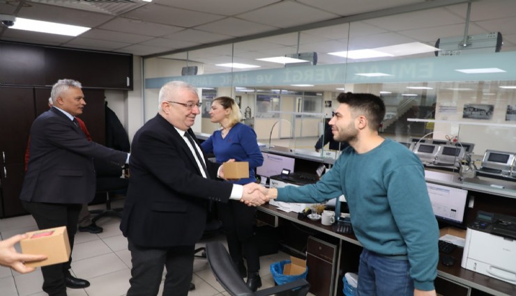 Başkan Ertaş, personelin yeni yılını kutladı