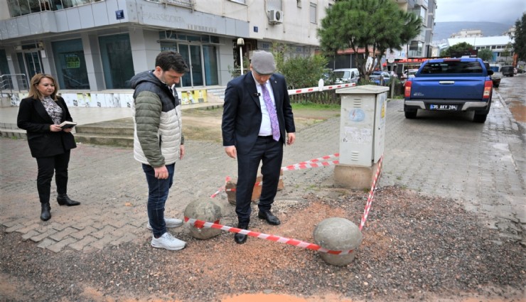 Bornova'da olası elektrik faciasının önüne geçildi