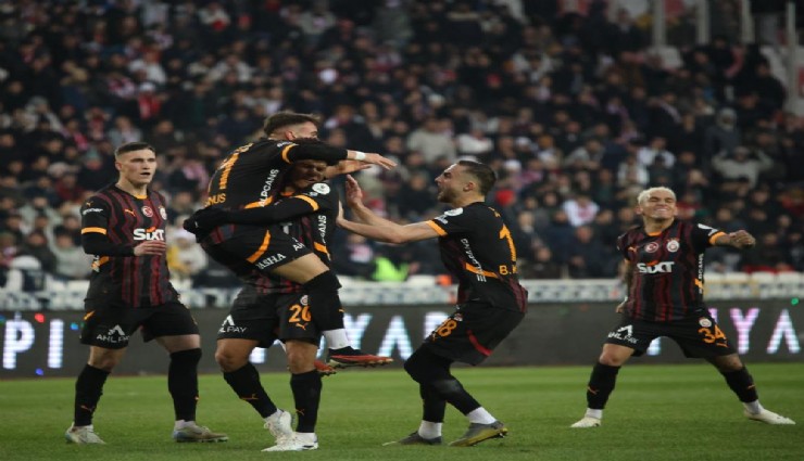 Galatasaray Sivas'ta kazandı, puan farkını açtı: 2-3