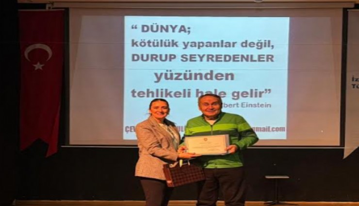 Gençlere iklim krizi ve küresel ısınmayı anlattı