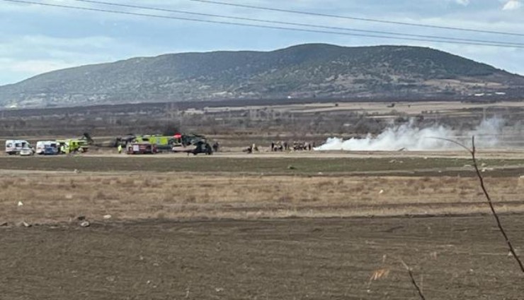 Isparta'da askeri helikopter düştü: 6 asker şehit oldu