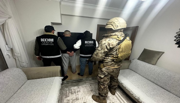 İzmir'de 'Genç Osman' lakaplı çeteye yapılan operasyonda 7 kişi tutuklandı
