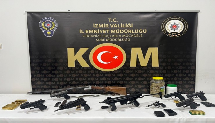 İzmir'de suç örgütlerine yönelik dev operasyon: 49 şüpheliden 32'si tutuklandı