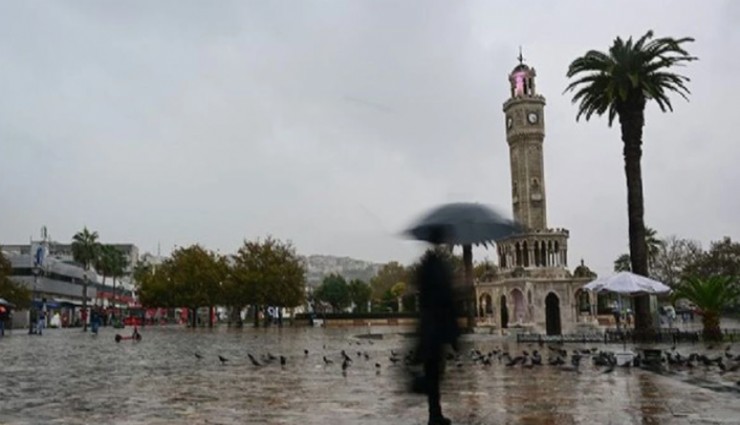 İzmir haftaya yağışlı başladı, bulutlu devam edecek