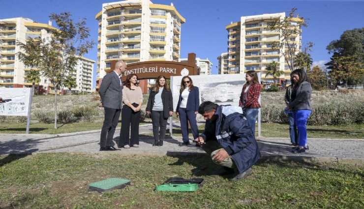 Karşıyaka Belediyesi parklarda ‘akıllı sulama’ dönemini başlattı