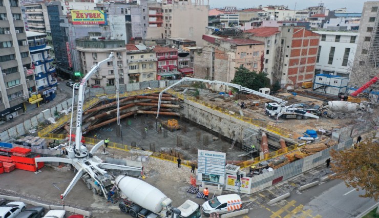 Konak Belediyesi yeni binasına kavuşuyor: Temeli atıldı