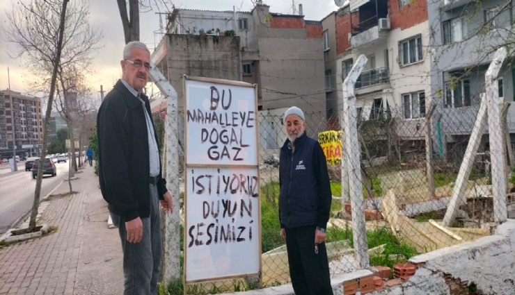 Bayraklı Adalet Mahallesi'nde doğalgaz isyanı