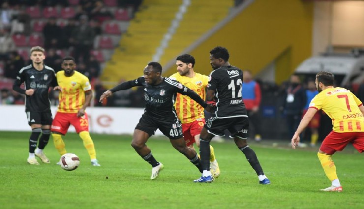 Beşiktaş, Kayserispor'la yenişemedi: 0-0