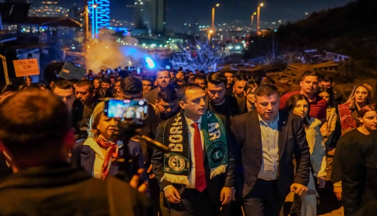 Güçlü Bornova için yürüdüler