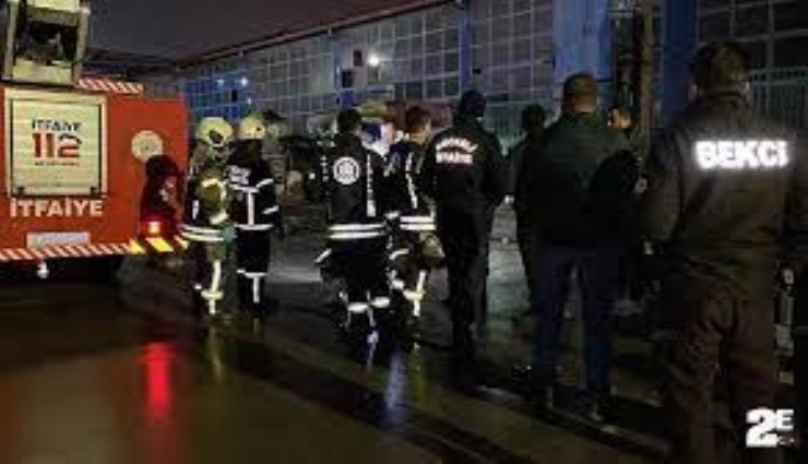 İşyerinde çıkan yangında yanarak can verdi